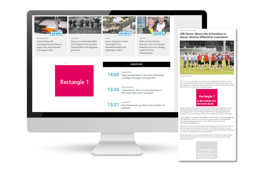 Displays Rectangle 1